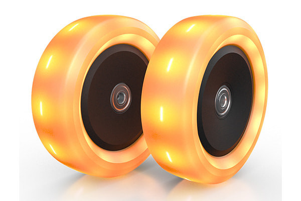 LED lampjes in de wielen