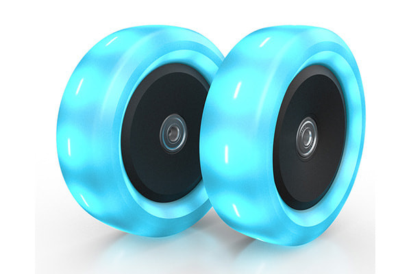 LED lampjes in de wielen