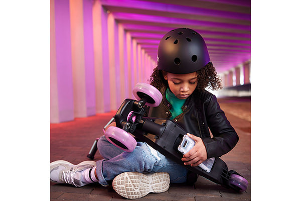 De LED module wordt in het board geklikt