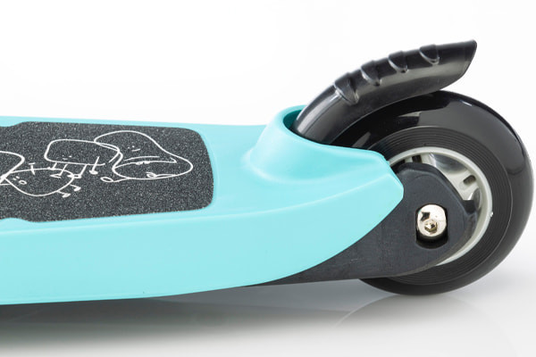 Voetrem op achterwiel