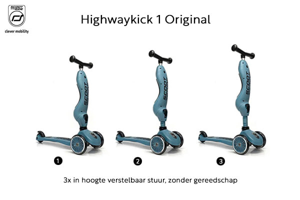 Verstelbaar stuur zonder gereedschap