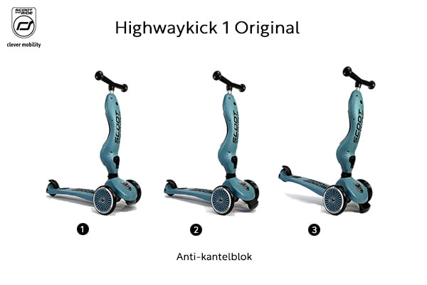 Anti-kantelblok voorop