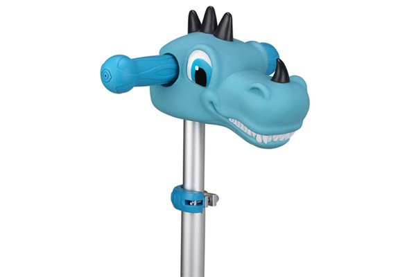 Stuurbeschermer Dino blauw van Globber.