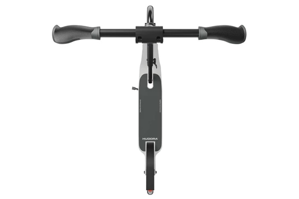 Extra breed stuur met rubberen handvaten