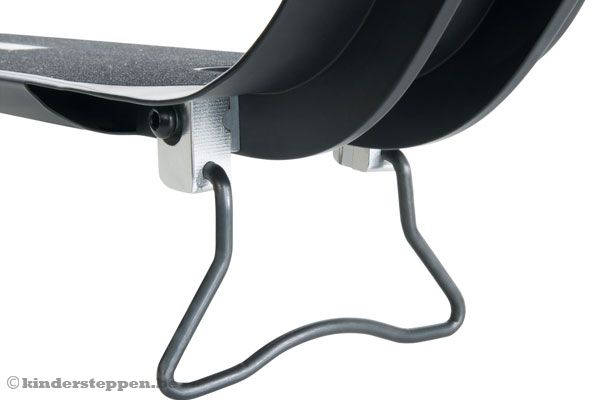 Een standaard om hem overal te parkeren.