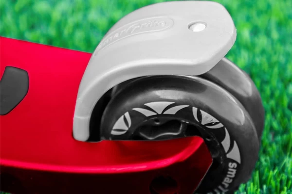 Voetrem op achterwiel