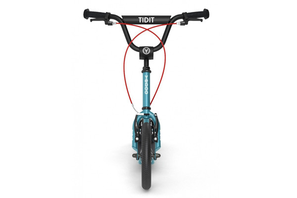 In hoogte verstelbaar stuur (75-87 cm).