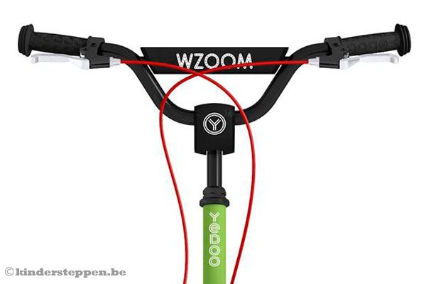 Met een in hoogte verstelbaar stuur (80 - 92 cm)